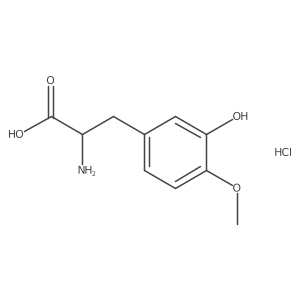 2-Amino-3-(3-hydroxy-4-methoxyphenyl)propanoic acid hydrochloride Structure