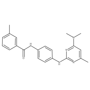 N-(4-((4-(dimethylamino)-6-methylpyrimidin-2-yl)amino)phenyl)-3-methylbenzamide结构式