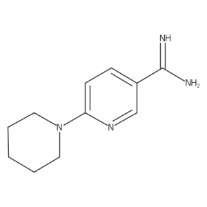 6-(1-Piperidinyl)-3-pyridinecarboximidamide Structure