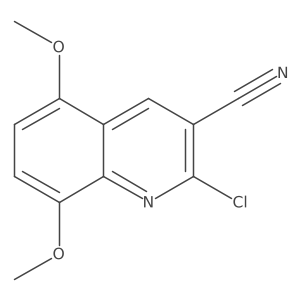 2-Chloro-5,8-dimethoxyquinoline-3-carbonitrile Structure
