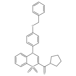 N-benzyl-1-(4-{[(4-methylphenyl)sulfonyl]amino}phenyl)cyclobutanecarboxamide结构式