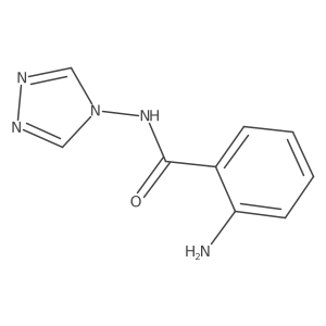 2-amino-N-4H-1,2,4-triazol-4-ylbenzamide结构式