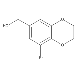 (8-Bromo-2,3-dihydro-1,4-benzodioxin-6-yl)methanol Structure