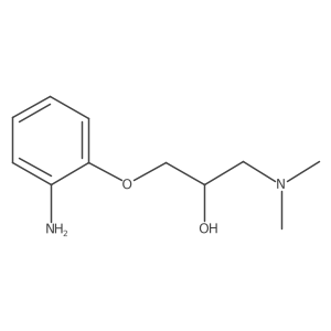 2-[3-(Dimethylamino)-2-hydroxypropoxy]aniline结构式