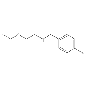 [(4-Bromophenyl)methyl](2-ethoxyethyl)amine Structure