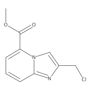 Methyl 2-(chloromethyl)imidazo[1,2-a]pyridine-5-carboxylate Structure