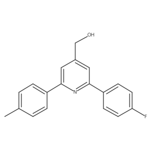 (2-(4-Fluorophenyl)-6-p-tolylpyridin-4-yl)methanol结构式
