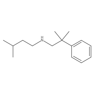I(2),I(2)-Dimethyl-N-(3-methylbutyl)benzeneethanamine Structure