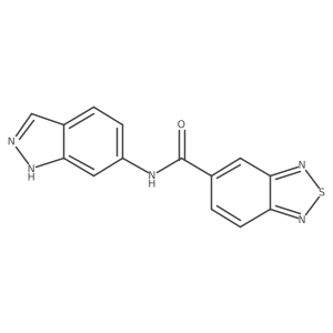 N-(1H-indazol-6-yl)benzo[c][1,2,5]thiadiazole-5-carboxamide Structure