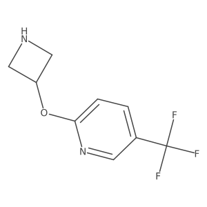 2-(Azetidin-3-yloxy)-5-(trifluoromethyl)pyridine Structure