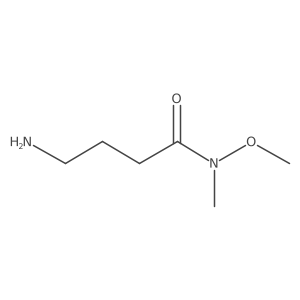 4-amino-N-methoxy-N-methylbutanamide Structure