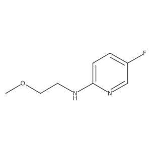 5-fluoro-N-(2-methoxyethyl)pyridin-2-amine Structure