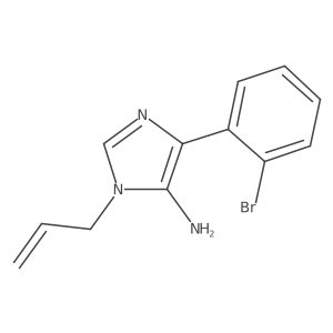 1-Allyl-4-(2-bromophenyl)-1H-imidazol-5-amine结构式