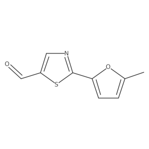 2-(5-Methylfuran-2-yl)-1,3-thiazole-5-carbaldehyde Structure