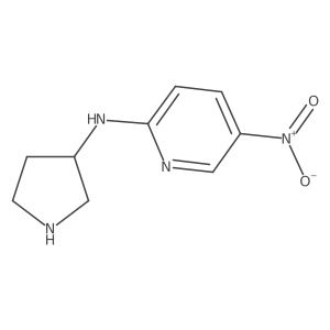 5-Nitro-N-(pyrrolidin-3-yl)pyridin-2-amine Structure