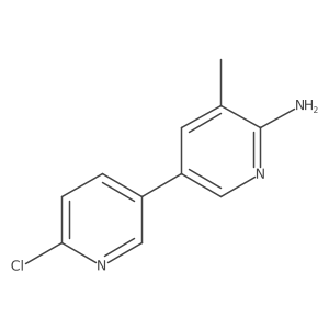 [3,3a(2)-Bipyridin]-6-amine, 6a(2)-chloro-5-methyl- Structure