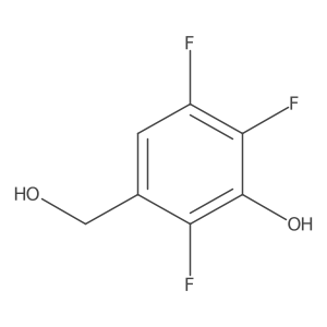 2,3,6-Trifluoro-5-(hydroxymethyl)phenol Structure