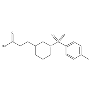 3-{1-[(4-Methylphenyl)sulfonyl]-3-piperidyl}propanoic acid结构式