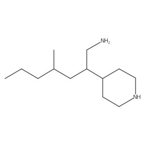 4-Methyl-2-(piperidin-4-yl)heptan-1-amine Structure