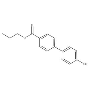 Propyl 4'-hydroxy[1,1'-biphenyl]-4-carboxylate Structure