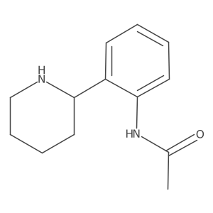 N-(2-(Piperidin-2-yl)phenyl)acetamide Structure