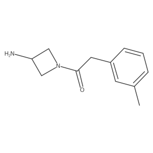 1-(3-Aminoazetidin-1-yl)-2-(3-methylphenyl)ethan-1-one Structure