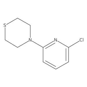 4-(6-Chloropyridin-2-yl)thiomorpholine结构式