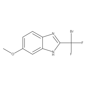 2-[bromo(difluoro)methyl]-6-methoxy-1H-benzimidazole结构式
