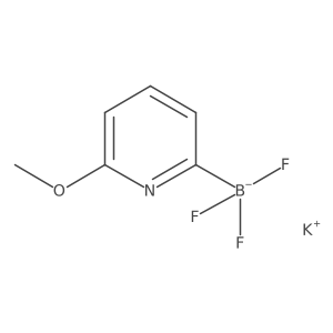 Potassium trifluoro(6-methoxypyridin-2-yl)boranuide Structure