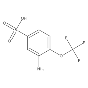 2-(Trifluoromethoxy)aniline-5-sulfonic acid Structure
