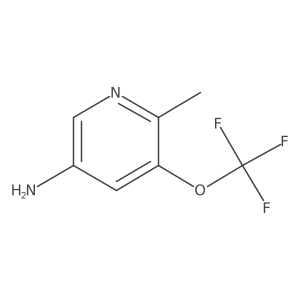 6-Methyl-5-(trifluoromethoxy)-3-pyridinamine结构式