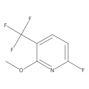 6-Fluoro-2-methoxy-3-(trifluoromethyl)pyridine Structure