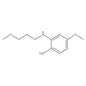 5-Methoxy-N1-(3-methoxypropyl)benzene-1,2-diamine结构式