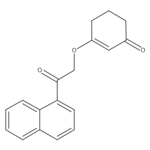 3-[2-(1-Naphthalenyl)-2-oxoethoxy]-2-cyclohexen-1-one结构式