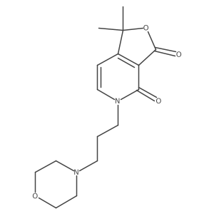 1,1-dimethyl-5-(3-morpholin-4-yl-propyl)-1H,5H-furo[3,4-c]pyridine-3,4-dione Structure