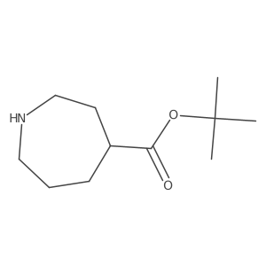 Tert-butyl azepane-4-carboxylate结构式