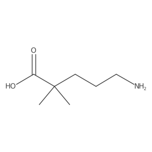 5-Amino-2,2-dimethylpentanoic acid Structure