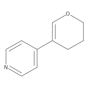 4-(3,4-dihydro-2H-pyran-5-yl)pyridine结构式