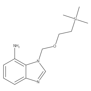 1-((2-(Trimethylsilyl)ethoxy)methyl)-1H-benzo[d]imidazol-7-amine Structure