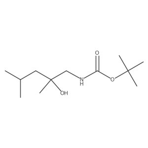 tert-butyl N-(2-hydroxy-2,4-dimethylpentyl)carbamate Structure