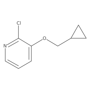 2-Chloro-3-(cyclopropylmethoxy)pyridine Structure