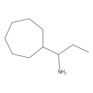 1-Cycloheptylpropan-1-amine结构式