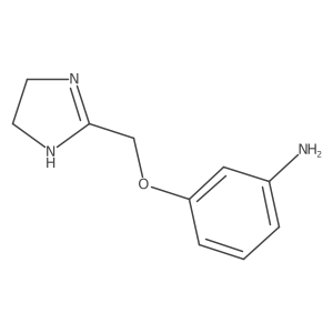 3-(4,5-dihydro-1H-imidazol-2-ylmethoxy)aniline Structure