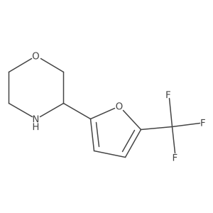 3-[5-(Trifluoromethyl)furan-2-yl]morpholine结构式