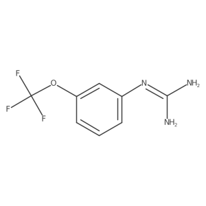 1-[3-(Trifluoromethoxy)phenyl]guanidine Structure