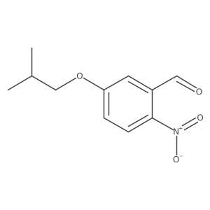 5-Isobutoxy-2-nitro-benzaldehyde结构式