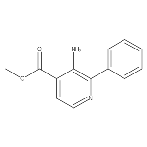 Methyl 3-amino-2-phenylpyridine-4-carboxylate结构式