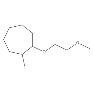 1-Iodo-2-(2-methoxyethoxy)cycloheptane结构式
