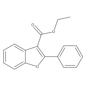 Ethyl 2-phenylbenzofuran-3-carboxylate Structure