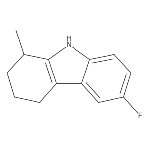 6-fluoro-1-methyl-2,3,4,9-tetrahydro-1H-carbazole结构式